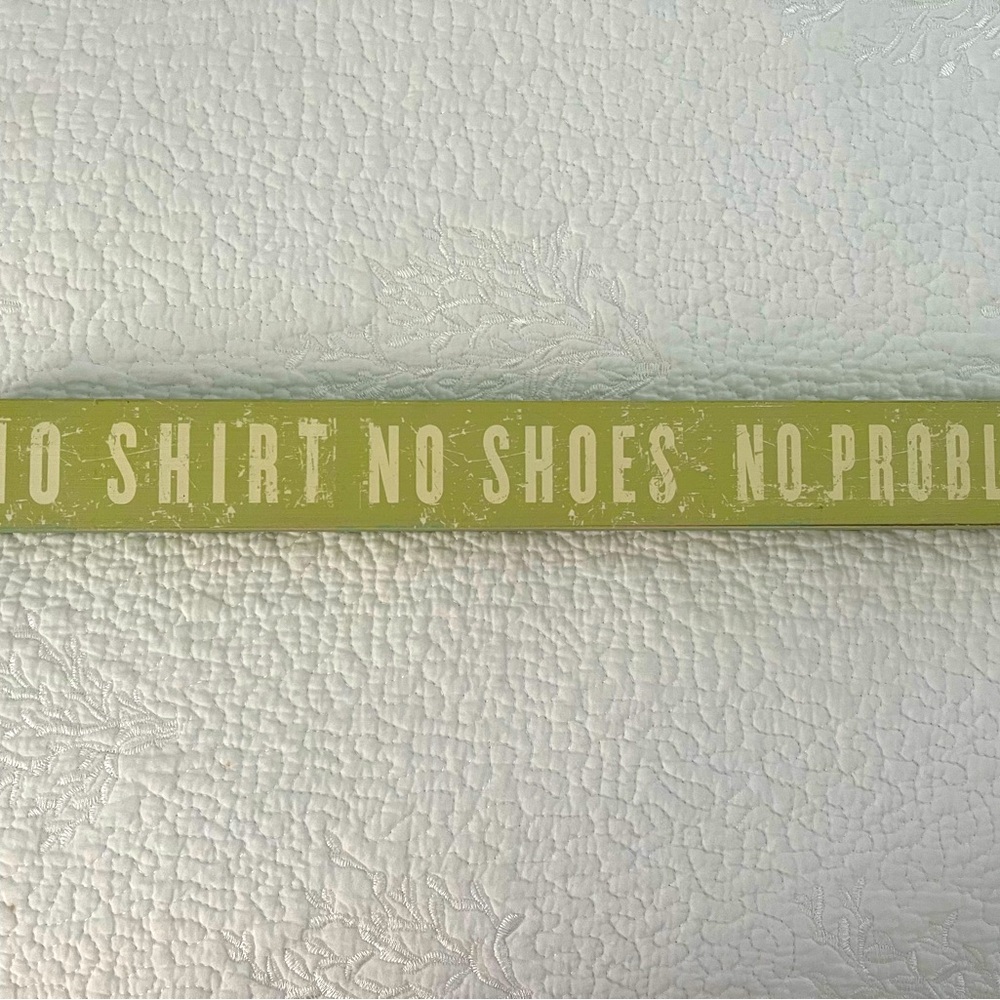 Decorative wood sign